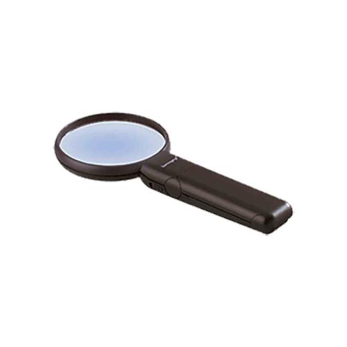 Loupe de main avec grossissement - Eclairage de chantier