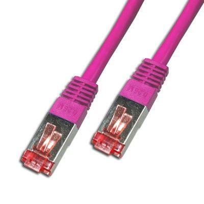 Cordon CAT6 SSTP Rose LSOH - 5m - Cordon RJ45 CAT6