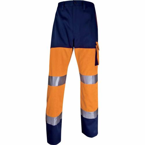 Pantalon haute visibilité orange - Vêtement haute visibilité