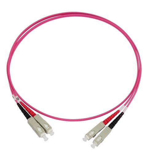 Cordon optique SC/PC magenta 1 m - Cordon optique