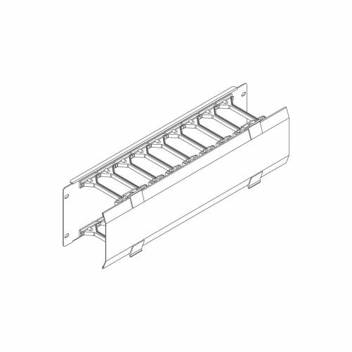 Guide câbles horizontal avec cou - Accessoires rack serveur et colocation
