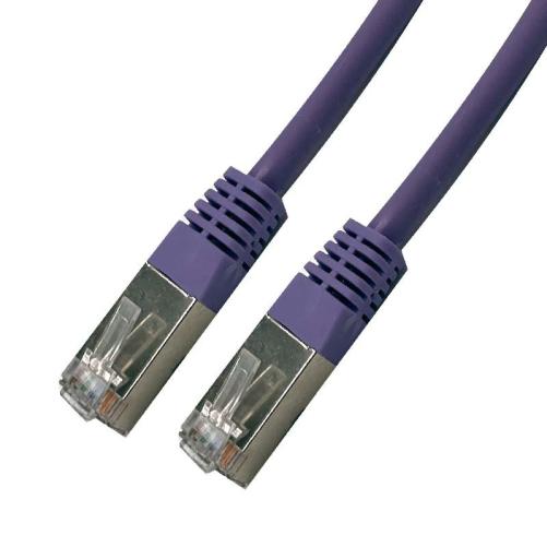 Cordon CAT6 FTP LSOH violet - 1m - Cordon RJ45 CAT6