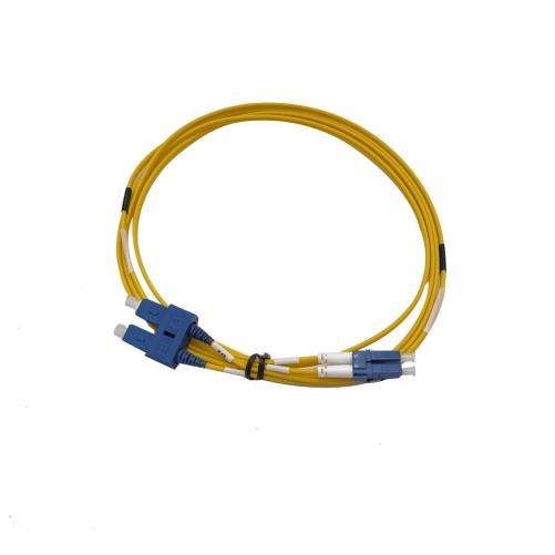 Cordon optique LC–SC 5 m – duple - Cordon optique