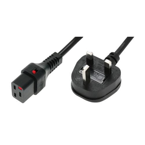 IEC LOCK Cordon secteur 2P+T UK/ - Multiprise et cordon secteur