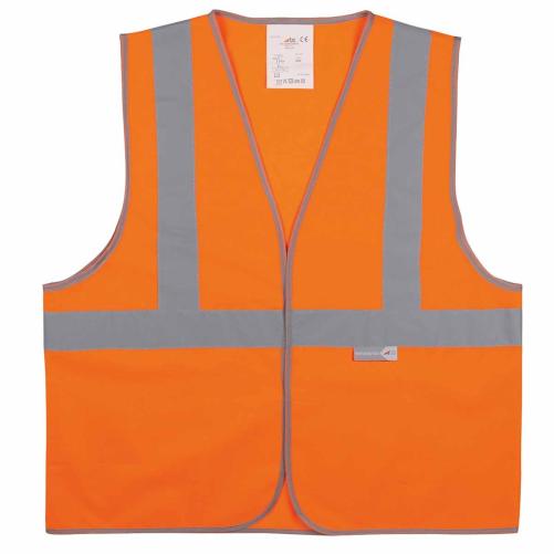 Gilet haute visibilité orange Cl - Vêtement haute visibilité