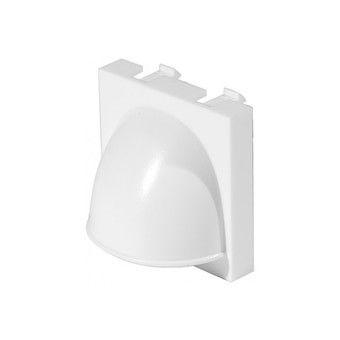 Plastron 45x45 passe câbles - Prise RJ45