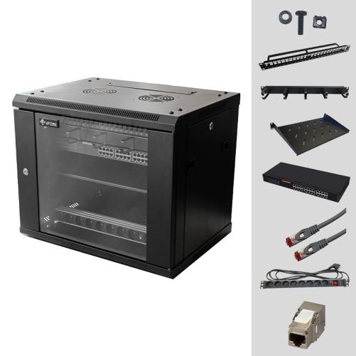 UPTEC - Solution coffret 19" 9U  - Coffret 19" et 10"