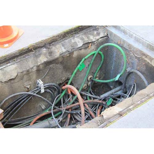Gaine fendue TED Ø18mm bleue/Rl  - Gaine électrique et télécom, lubrifiant de chantier