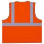Gilet haute visibilité orange Cl - Vêtement haute visibilité