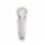 Pontet cheville rond blanc - Collier, pontet et embase