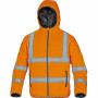 Doudoune à capuche haute visibil - Vêtement haute visibilité