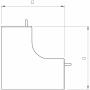 Angle intérieur moulure 20x20 mm - Moulure et goulotte