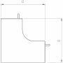 Angle intérieur moulure 20x20 mm - Moulure et goulotte