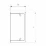 Embouts moulure 80x170 blanc x10 - Moulure et goulotte