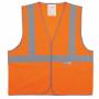 Gilet haute visibilité orange Cl - Vêtement haute visibilité