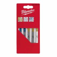 Set de 5 lames Bois et Métal pour scie-sauteuse MILWAUKEE