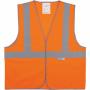Gilet haute visibilité orange Cl - Vêtement haute visibilité